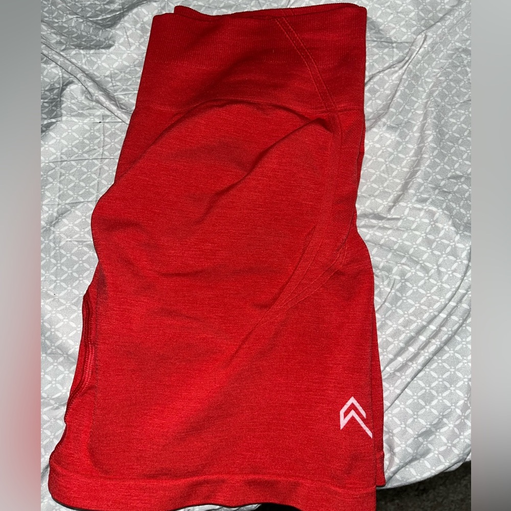 Oner Active XL Red Seamless Scrunch Short.
